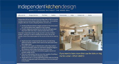 Desktop Screenshot of independentkitchendesign.co.uk